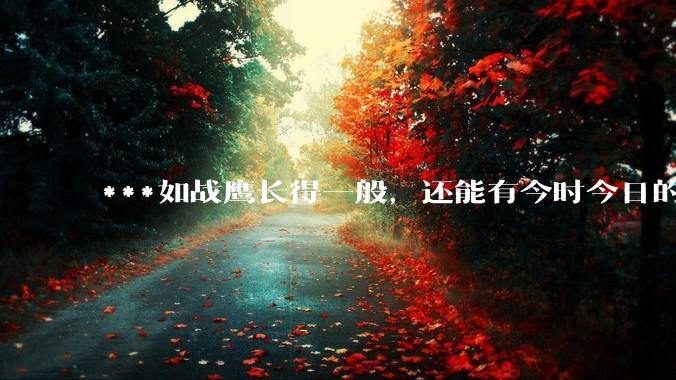 ***如战鹰长得一般，还能有今时今日的影响力吗？