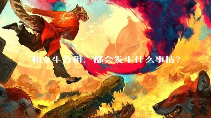 和女生合租，都会发生什么事情？
