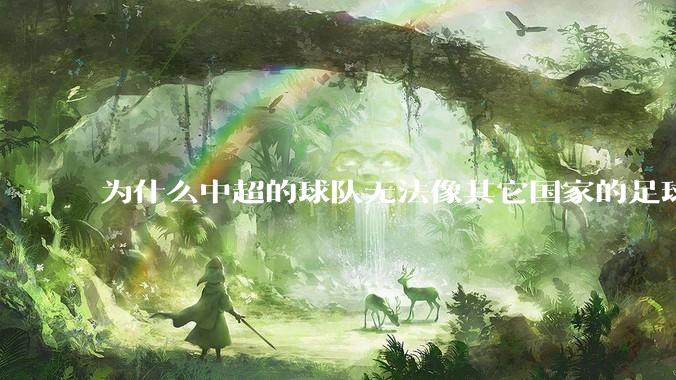 为什么中超的球队无法像其它国家的足球联赛那样盈利?